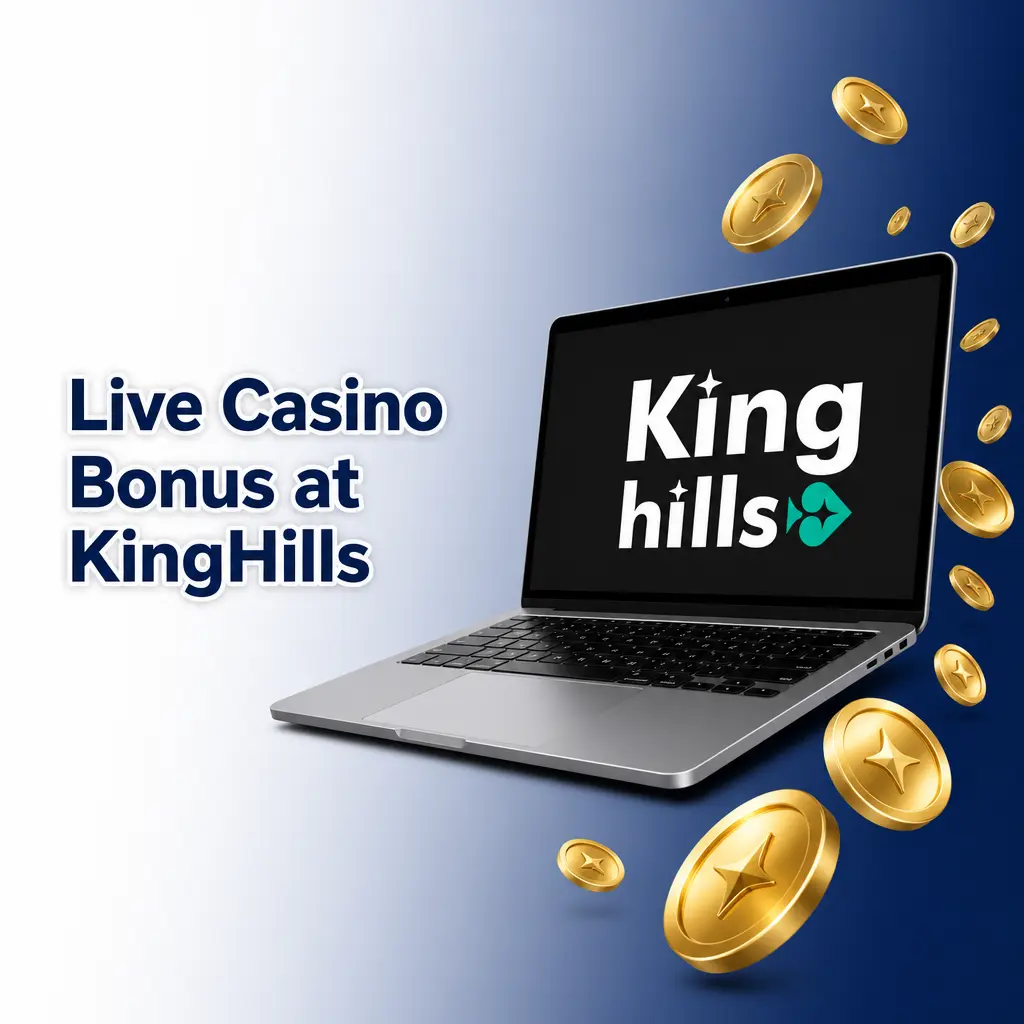 KingHills live casino bonus: 255% up to GBP 450 plus 400 free spins for new UK players on their first deposit.